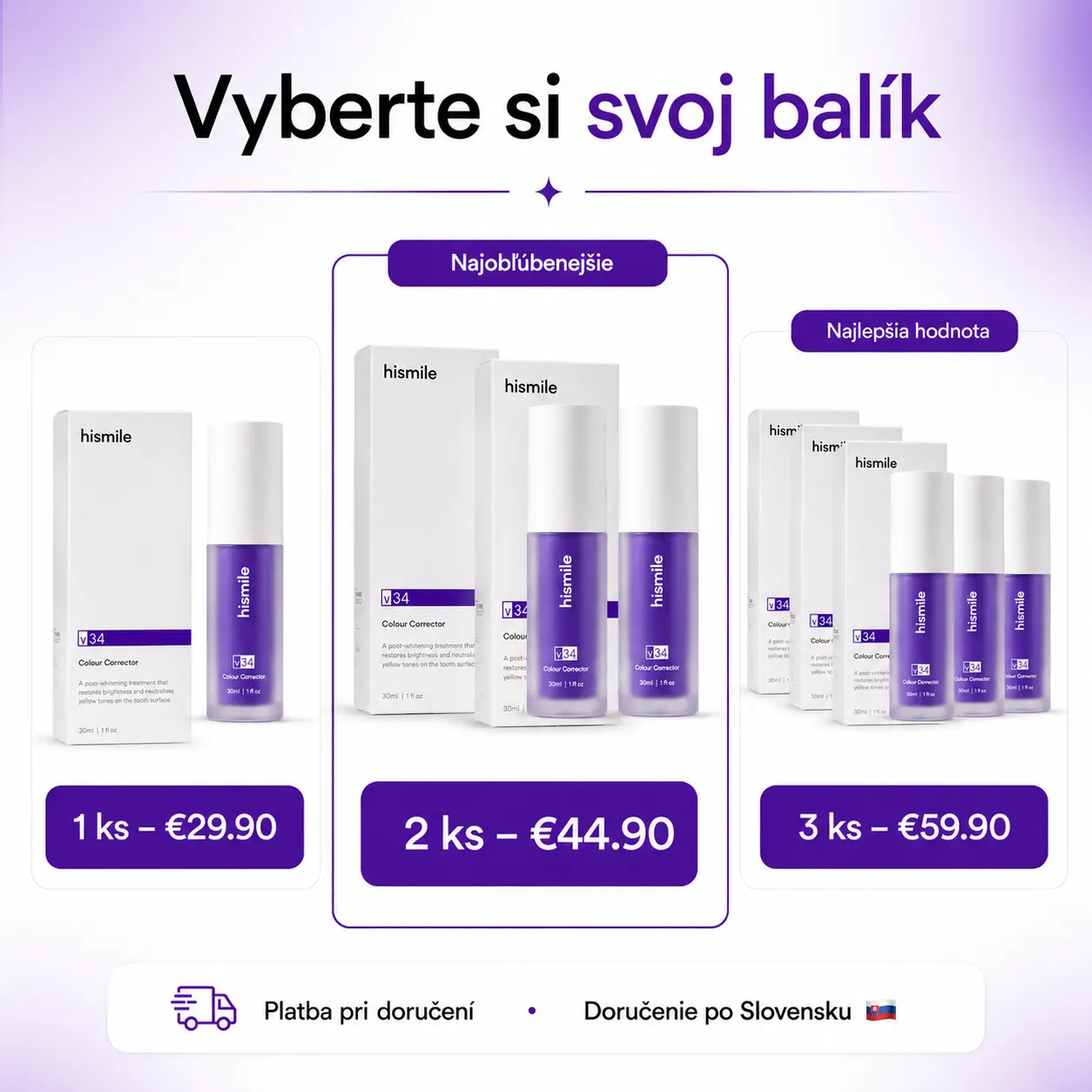 Balíky hismile v34 Colour Corrector